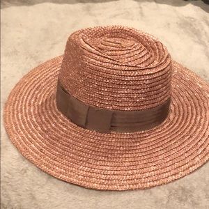 Brixton wide brim straw hat
